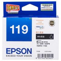 爱普生（EPSON）T1191 双包装大容量黑色墨盒（70/80W/650FN/700FW/1100）