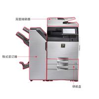 夏普 MX-C3581RV A3彩色复印机 二层纸盒 双面自动输稿器 鞍式装订器