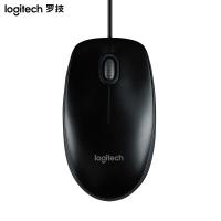 罗技 Logitech 有线鼠标 M100R （黑色） USB