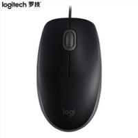 罗技（Logitech） M110 有线鼠标 办公笔记本鼠标 电脑游戏男女通用 对称鼠标 黑色