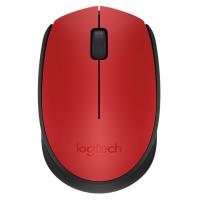 罗技（Logitech）M171无线鼠标 红色