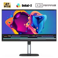 AOC 27英寸 4K AH-IPS广色域 Type-C接口65W 内置音箱 旋转升降 金属底座 节能办公游戏电脑显示器 U27V5C