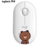 罗技（Logitech）Pebble无线蓝牙鼠标 LINE FRIENDS系列-布朗熊