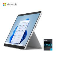 微软Surface Pro 8 16G+256G 11代酷睿i7 二合一平板 亮铂金 13英寸超窄边框触屏 轻薄笔记本电脑
