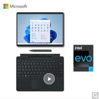 微软Surface Pro 8 i5 16G+256G 二合一平板笔记本电脑 亮铂金+典雅黑触控笔键盘盖 13英寸高刷触控屏